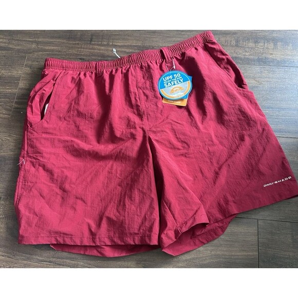 Columbia Men's 8" Back Cast III UPF 50 Water Short Elastic at waist Quick Dry M - Picture 5 of 9